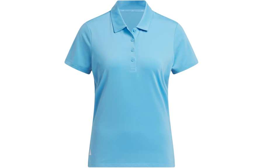 Adidas Adidas Ultimate365 Solid Short Sleeve Polo Shirt Polo Shirt Women's Blue