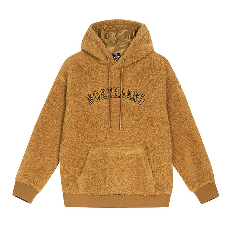 NORTHLAND Fleece Tops Women's Hooded Moderate Regular