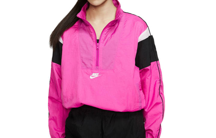 Nike Nike Jackets Women's Flame Pink/Black/White Stand Collar Moderate Other