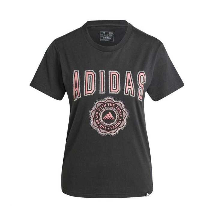 Adidas Adidas T Shirts Women's Black Crew Neck Thin Other
