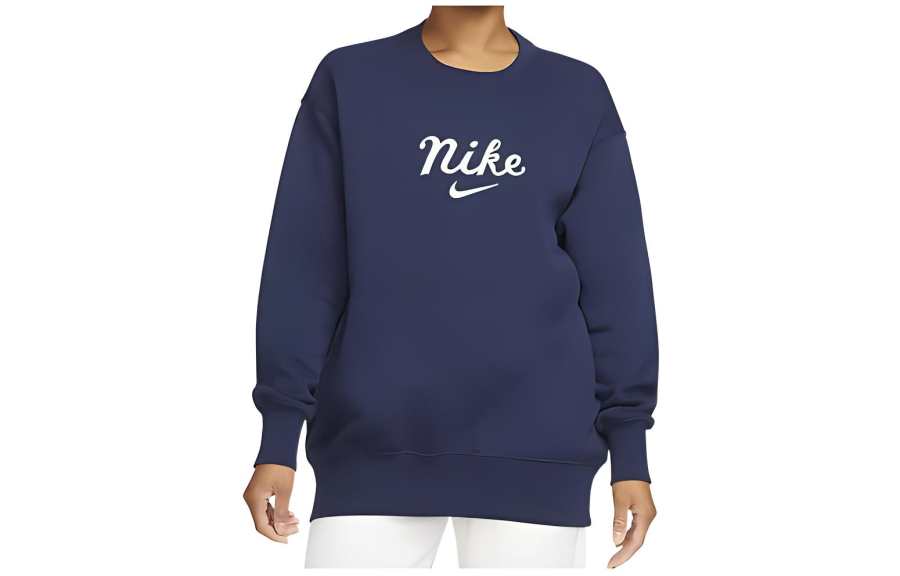 Nike Nike Sweatshirts Women's Navy Crew Neck Moderate