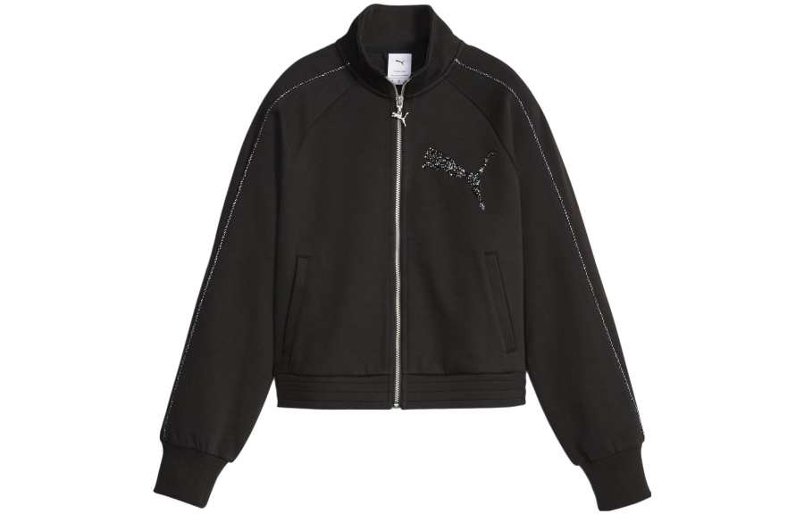PUMA x Swarovski Collaboration T7 TRACK JACKET DK Jackets & Coats Women's Black