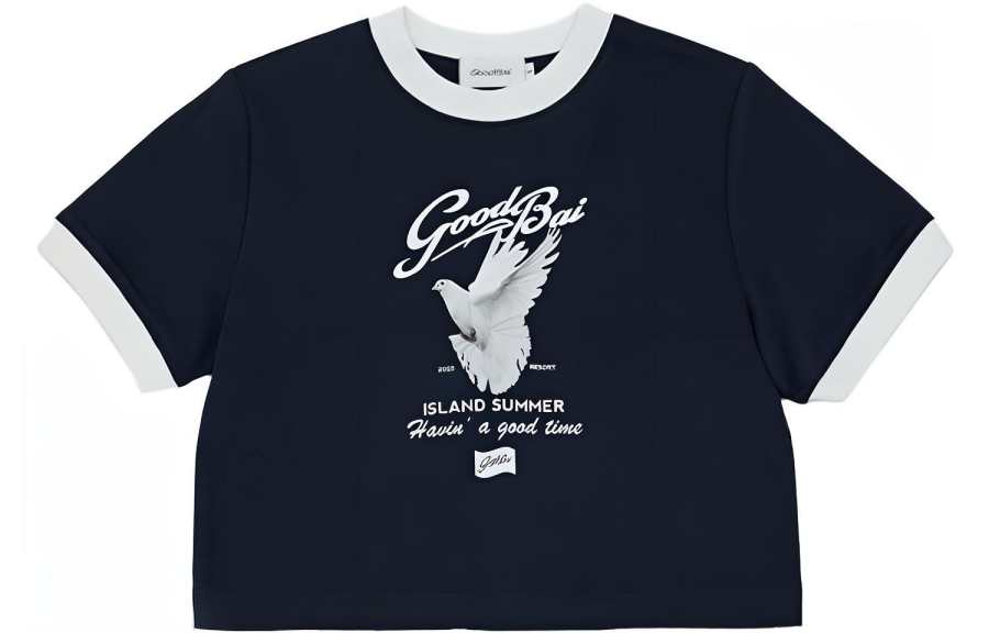 GOOD BAI SS23 Holiday T Shirts Women's Crew Neck Moderate Straight Fit