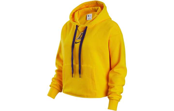 Nike Nike Sweatshirts Women's Yellow Hooded Moderate Regular