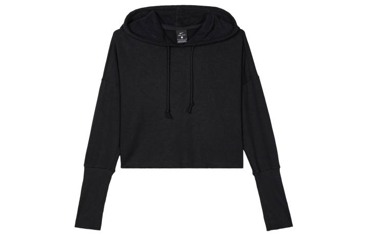 Nike Nike Sweatshirts Women's Black Hooded Moderate Regular