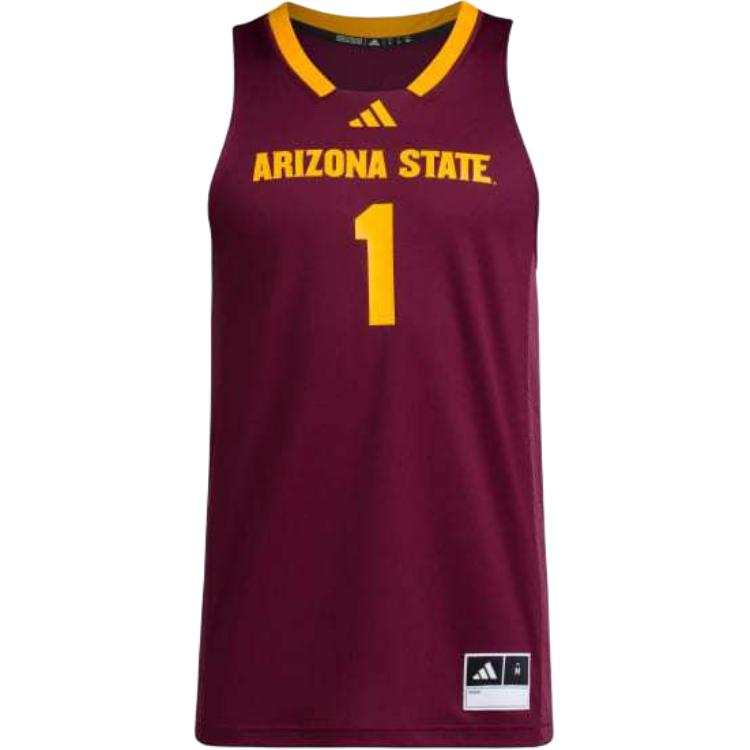 Adidas Adidas Free Shipping With AdiClub Arizona State Swingman Jersey