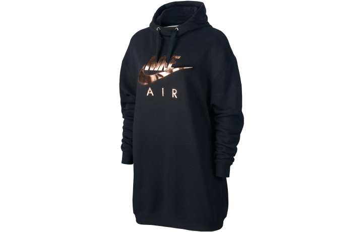 Nike Nike Sweatshirts Women's Black Hooded Moderate Regular