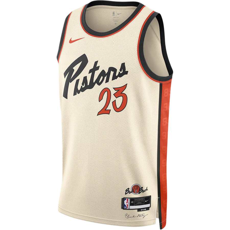 Nike Nike Jaden Ivey Detroit Pistons 2024/25 City Edition Men's Nike Dri FIT Nba Swingman Jersey