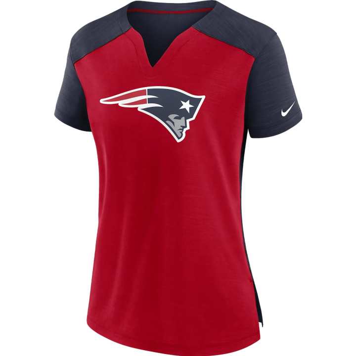 Nike Nike T Shirts Women's Multicolor V Neck Moderate Straight Fit