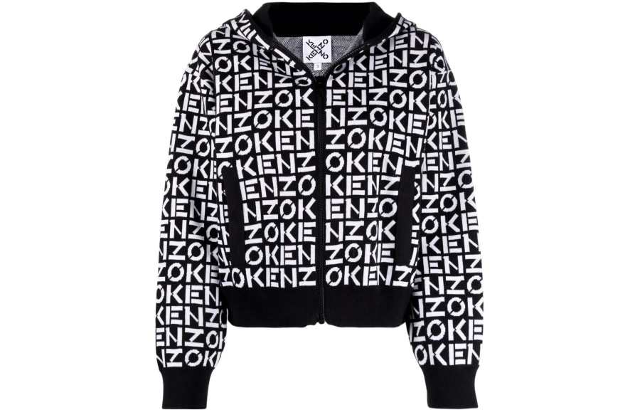 KENZO 【Previous Season】logo-intarsia jumper