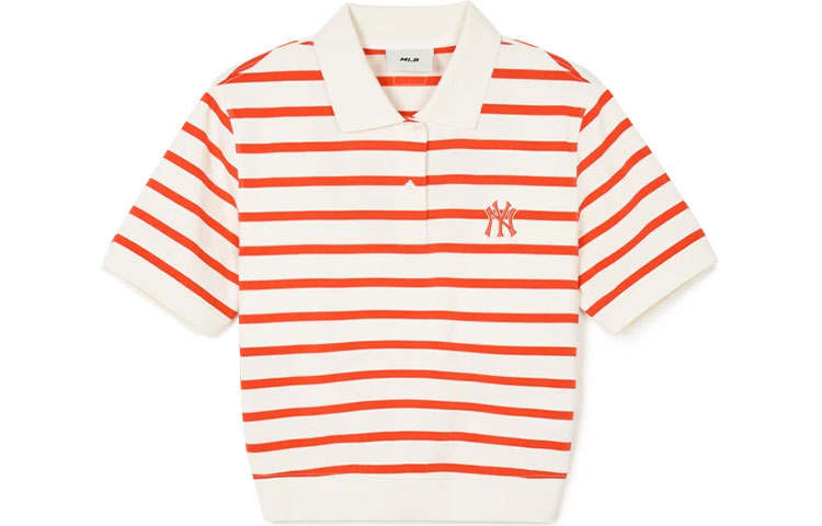 MLB New York Yankees Polo Shirts Women's Red Moderate Straight Fit
