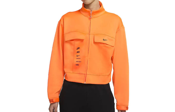 Nike Nike Jackets Women's Orange Stand Collar Moderate Other