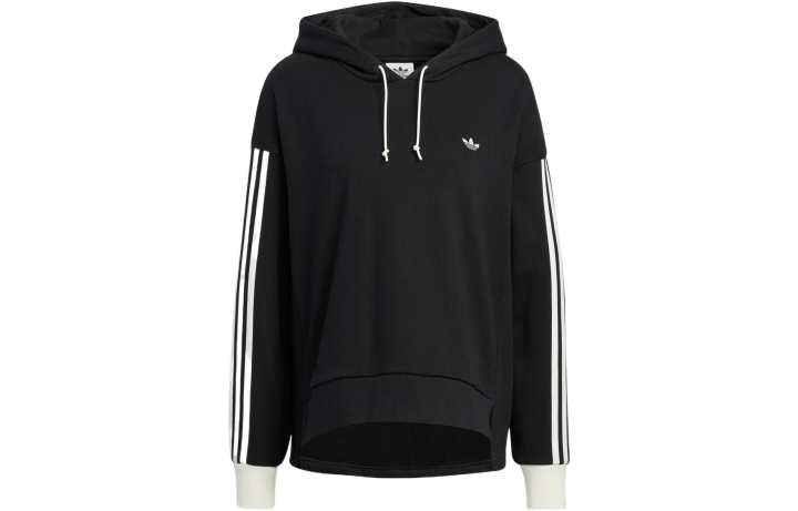 Adidas Adidas Sweatshirts Women's Black Hooded Moderate Regular