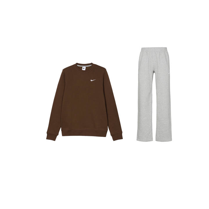 Nike Nike Sweatshirt Sets Men's Crew Neck Thickened