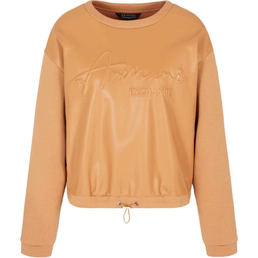 ARMANI EXCHANGE ARMANI EXCHANGEAE FW24 Sweatshirt Women's Orange Yellow