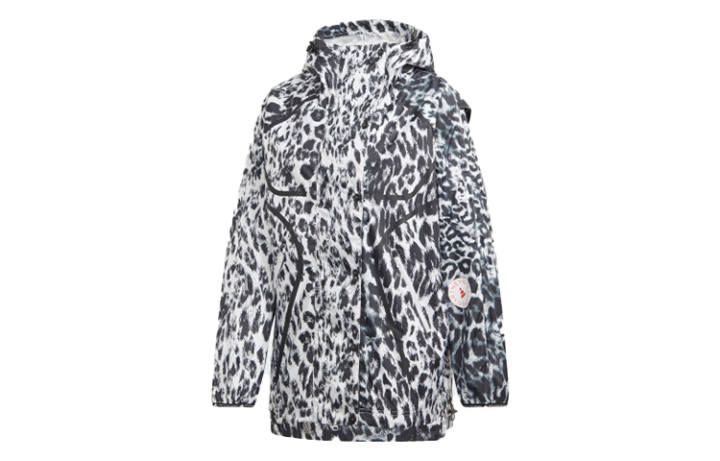 Adidas Adidas Jackets Women's Black White Leopard Print Hooded Moderate Other