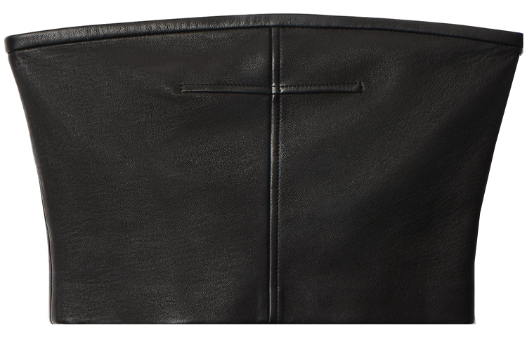 Alexander Wang leather bodycon tube top