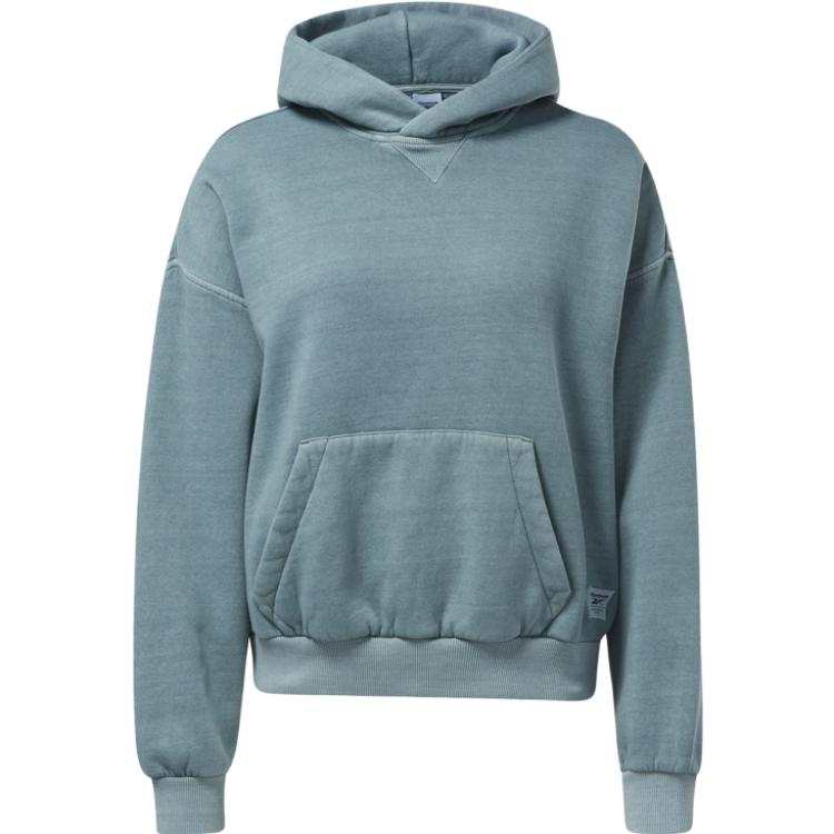 Reebok Sweatshirts Women's Blue Hooded Moderate Regular