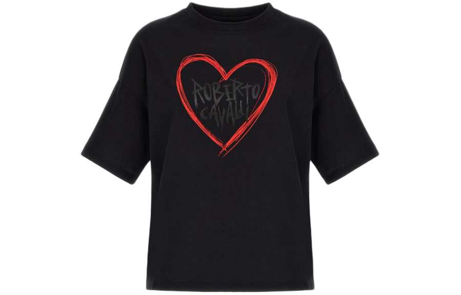 Roberto Cavalli SS24 T Shirt Women's Black