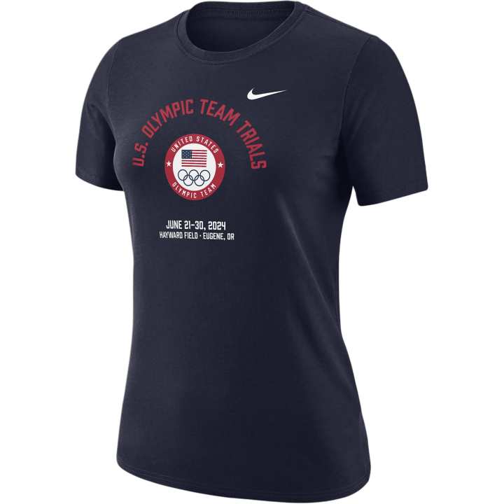 Nike Nike Women's Usa Legend Running T shirt Dark Grey Heather