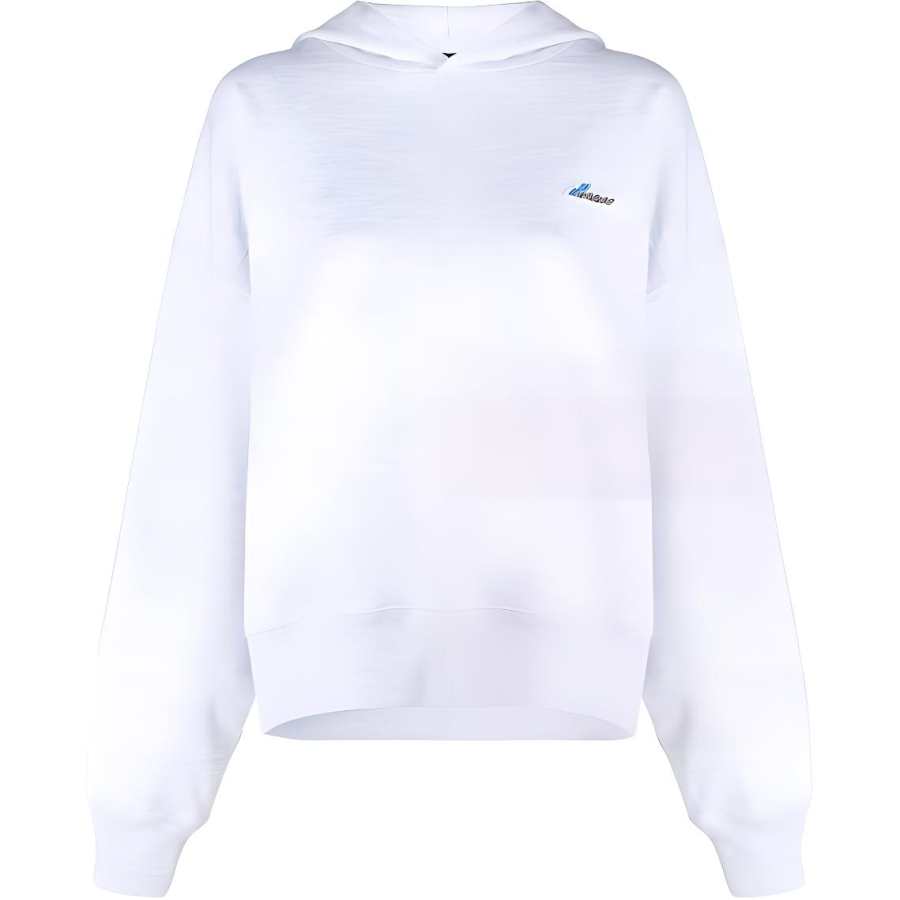 WE11DONE WE11DONE logo-embroidered oversized hoodie