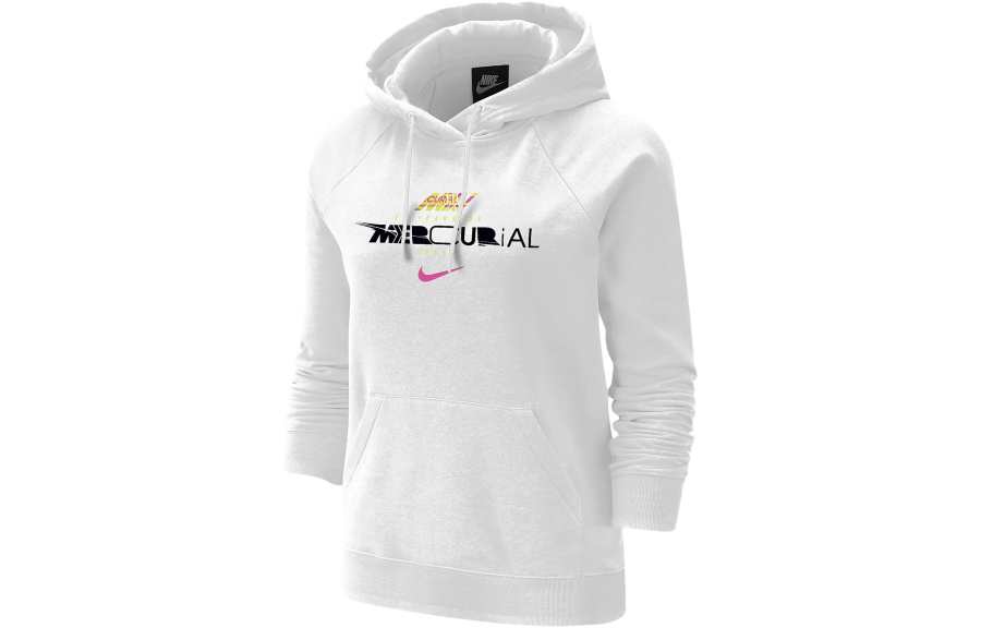 Nike Nike Sweatshirts Women's White Hooded Moderate Other