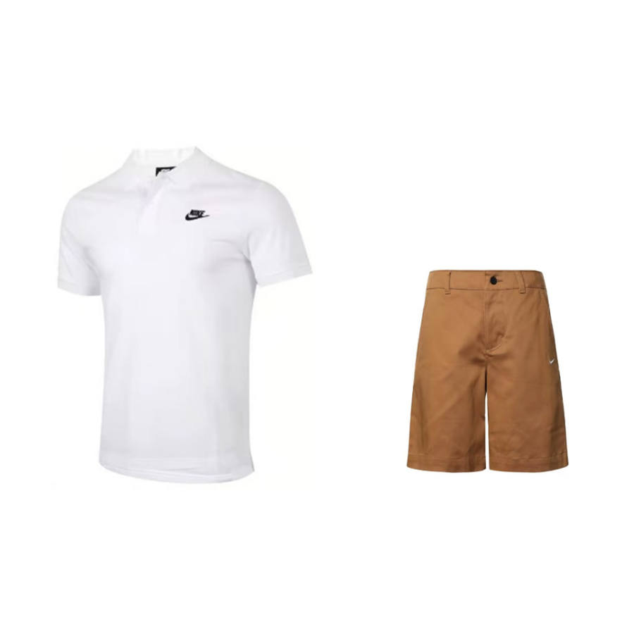Nike Nike Casual Sportswear Unisex Polo Collar Moderate