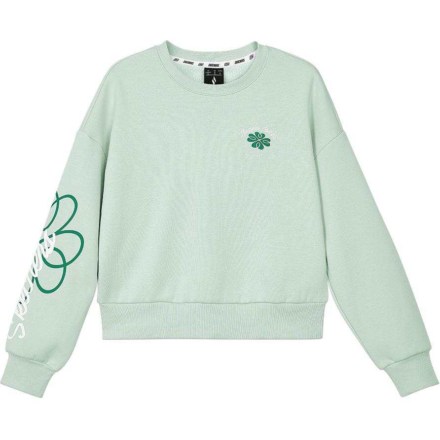 Skechers Sports League Collection Sweatshirt Women's Mercury Green