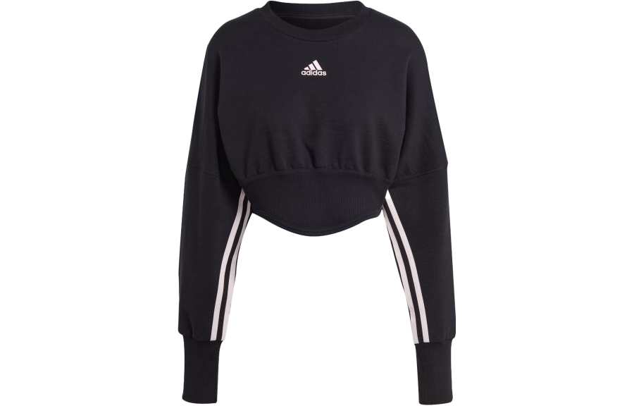 Adidas Adidas Sweatshirts Women's Black Crew Neck Moderate Other
