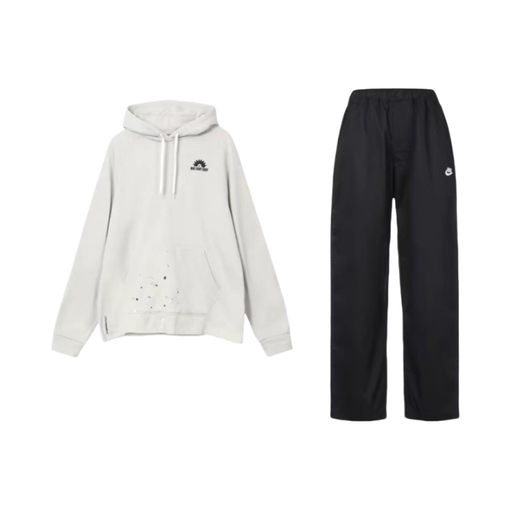 Nike Nike Sweatshirt Sets Unisex Hooded Moderate