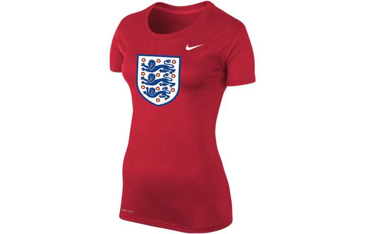 Nike Nike T Shirts Women's Red Crew Neck Moderate Other