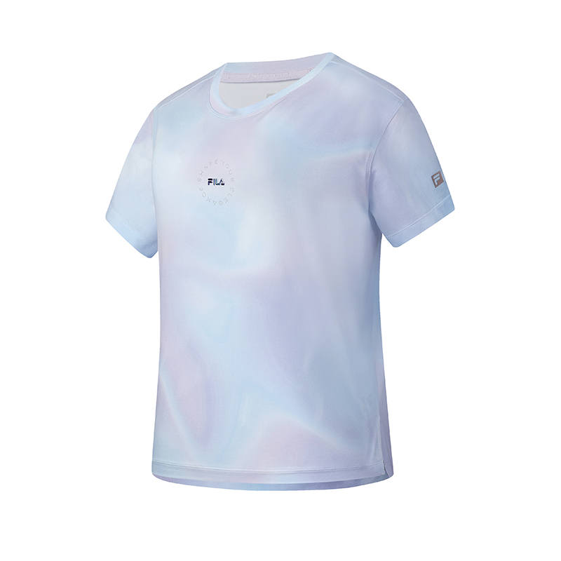 FILA Fitness T Shirt Women's All Over Print ZA
