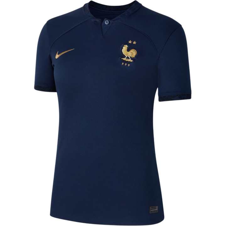 Nike Nike Fff 22/23 Stadium Home Dri-FIT "Midnight Navy/Metallic" soccer jersey
