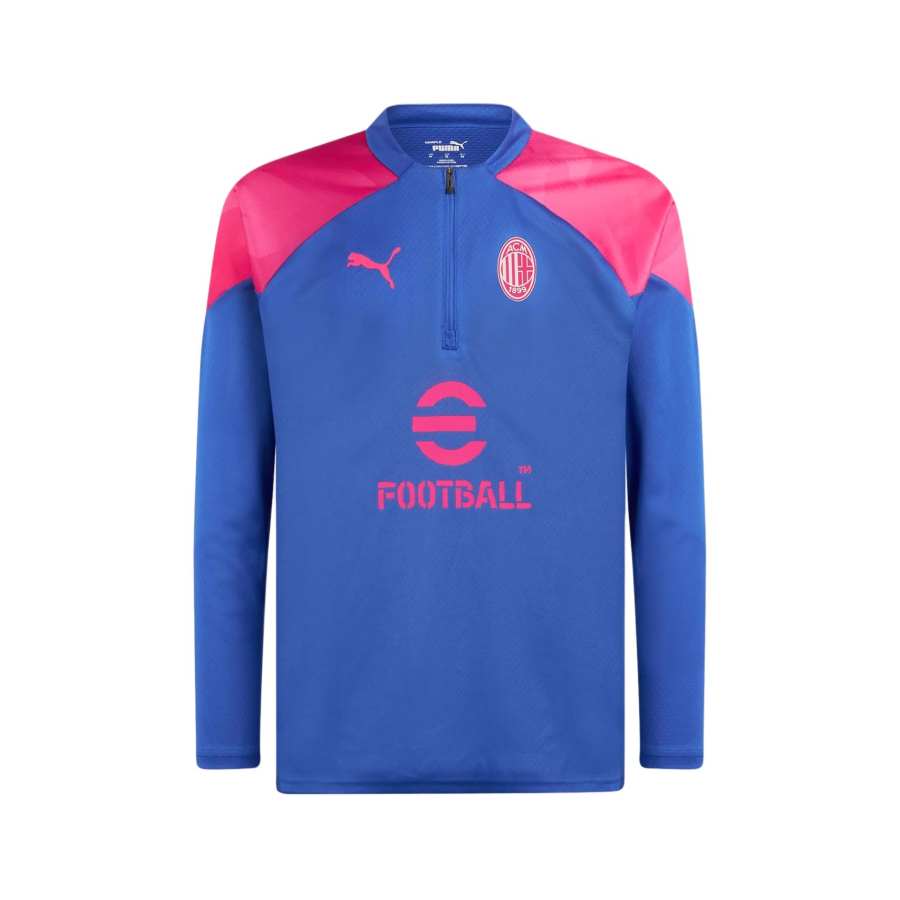 PUMA AC Beige Blue Soccer Jersey Men's Blue