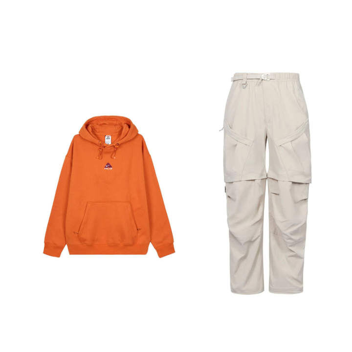 Nike Nike Sweatshirt Sets Unisex Hooded Moderate