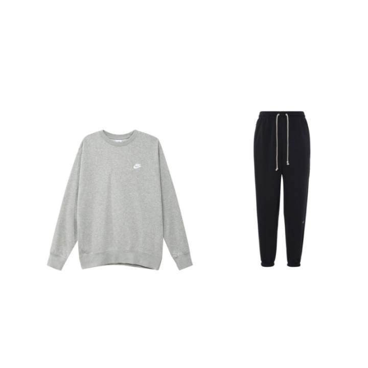 Nike Nike Sweatshirt Sets Unisex Crew Neck Moderate