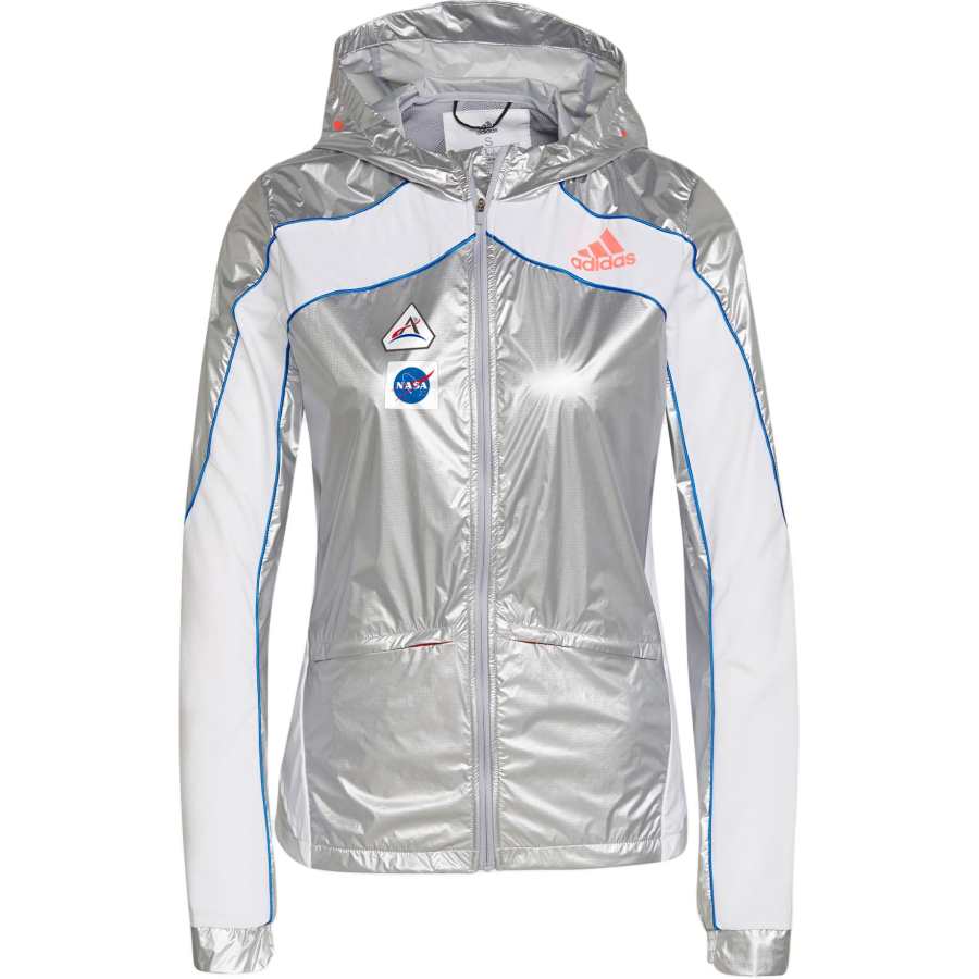 Adidas Adidas Jackets Women's Dark Silver Metal Hooded Moderate Other