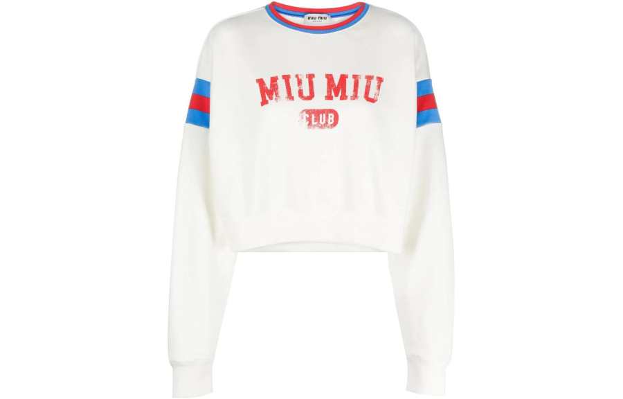 MIU MIU SS22 Sweatshirt Women's White