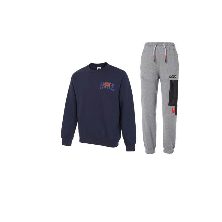 Nike Nike Sweatshirt Sets Men's Crew Neck Thickened