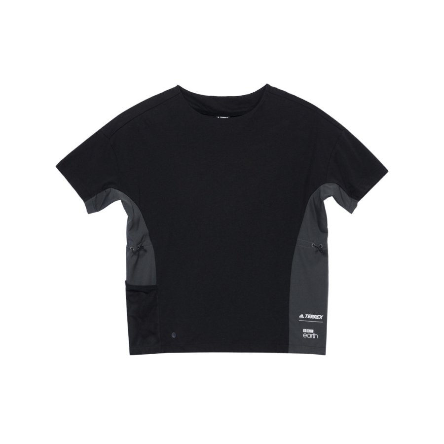 Adidas Adidas T Shirts Women's Black Crew Neck Moderate