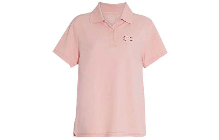 COACH Polo Shirts Women's Polo Collar Moderate Straight Fit