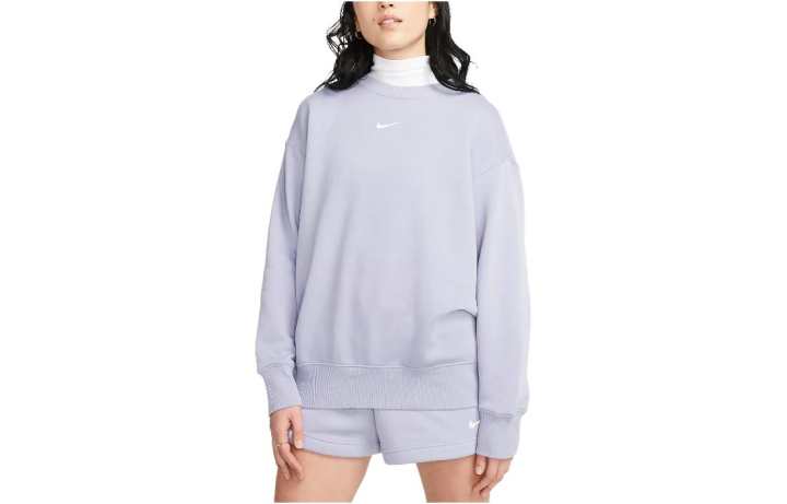 Nike Nike Sweatshirts Women's Light Purple Crew Neck Moderate Other