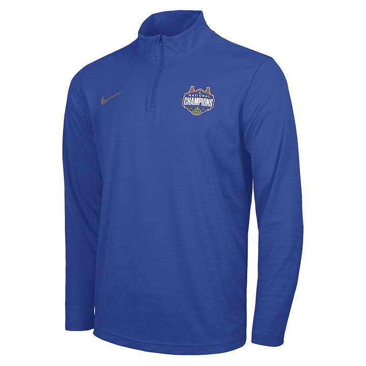 Nike Jordan Florida Men's Team Men's Jordan College National Champs 1/4 Zip Intensity Top
