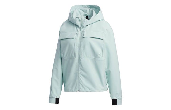 Adidas Adidas Jackets Women's Light Blue Hooded Moderate Other