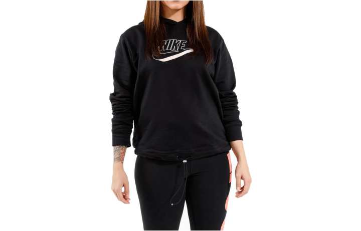 Nike Nike Sweatshirts Women's Black Hooded Moderate Regular
