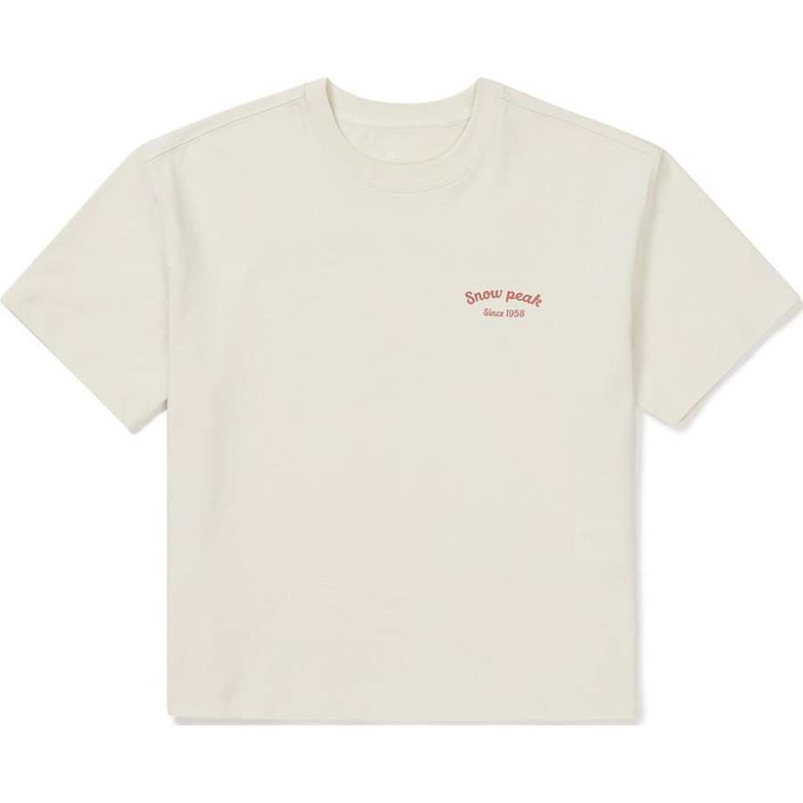 Snow Peak T Shirts Women's Crew Neck Moderate Other