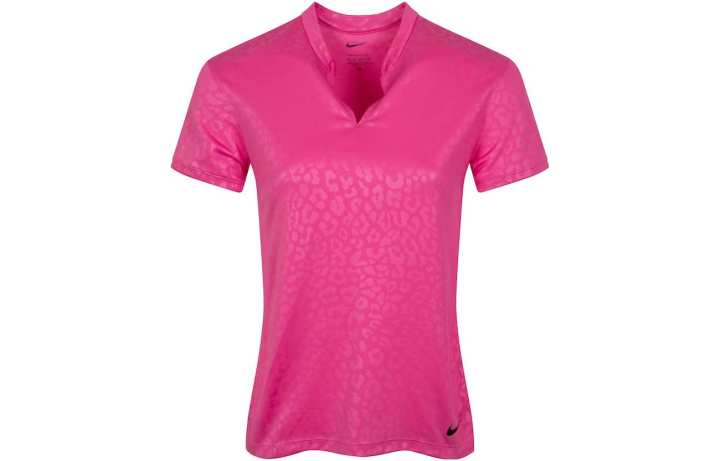 Nike Nike T Shirts Women's Pink V Neck Moderate Straight Fit
