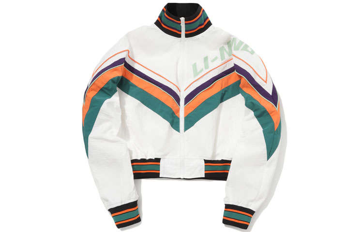 Li-Ning Li Ning Jackets Women's White Stand Collar Moderate Other