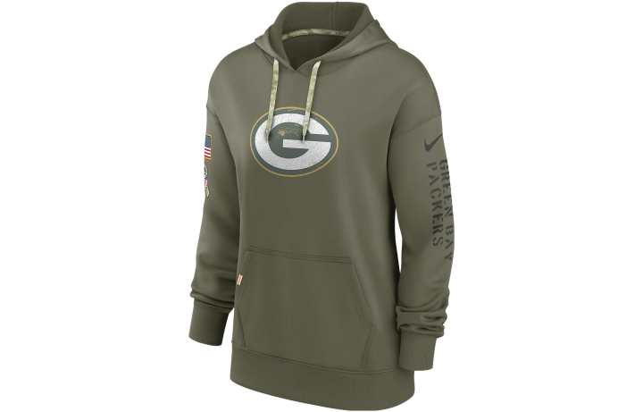 Nike Nike Philadelphia Eagles Salute to Service Sideline Women's Nike Dri-FIT Nfl Pullover Hoodie