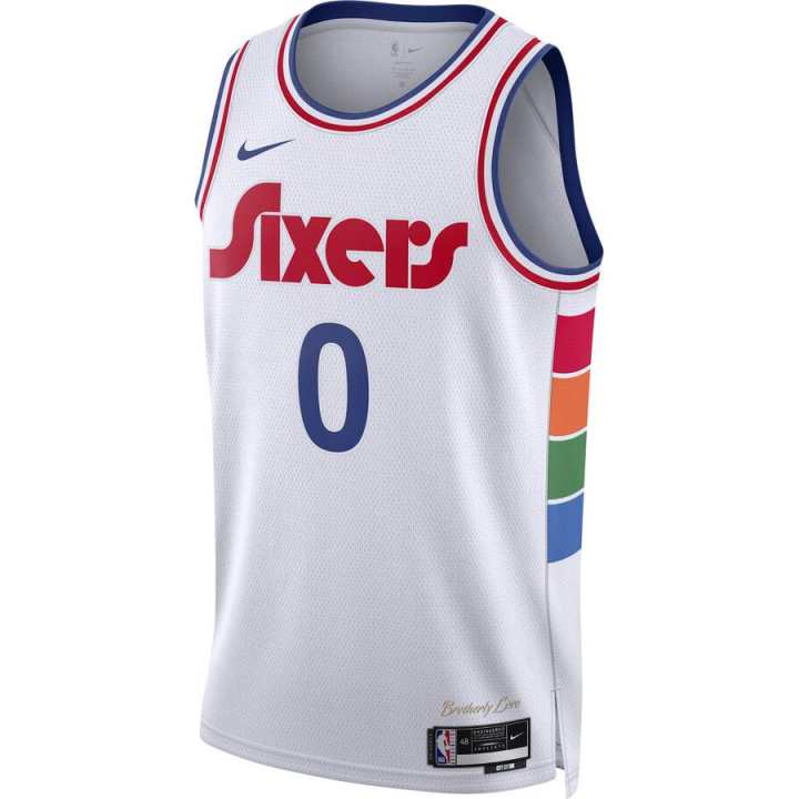 Nike Nike Tyrese Maxey Philadelphia 76ers 2024/25 City Edition Men's Nike Dri FIT Nba Swingman Jersey